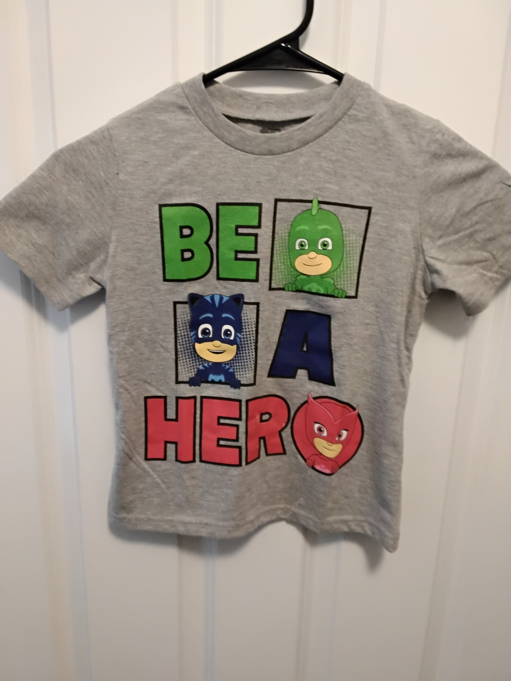 PJ Masks Be A Hero Short Sleeve Tee - Gray